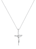 Elli Halskette 925 Sterling Silber Kreuz in Silber