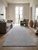 KADIMA DESIGN Kurzflorteppich Waschbar Uni KASOS Polyester Grau 80 x 150 cm in Grau