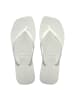 Havaianas Slim Square Zehensandalen zum Hineinschlüpfen Weiß