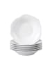 Villeroy & Boch 6er Set Suppenteller Pura in Weiß ø 25,4 cm in weiß