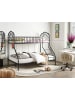 Beliani Hochbett CHAMONIX in Schwarz - (W) 148 x (H) 180 x (L) 208 cm