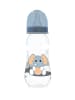 BABY CARE Babyflasche 250 ml Tiere in blau
