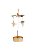 Butlers Teelichtkarussell Engel MERRY-GO-ROUND in Gold