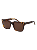 Hally & Son Männer Sonnenbrille Rechtwinklig Braun