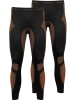normani 2 x Thermounterhose Lange Skiunterwäsche für Herren in Orange