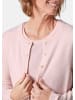 GOLDNER Eleganter Herbstcardigan mit Rundhals in puder