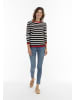 usha BLUE LABEL Damen Strick Pullover in Schwarz Mehrfarbig