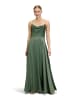 Vera Mont Abendkleid mit Wasserfallausschnitt in Light Aventurine