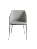 Angel Cerdá Stuhl 4050 in Grau/Stahl – (B)51 x (H)79 x (T)56 cm