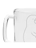 Mr. & Mrs. Panda Gravur Bierkrug Schnabeltier Mut ohne Spruch in Transparent