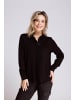 ZHRILL Bluse ZHRESI JERSEY BLACK in BLACK