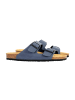 Plakton Barna Leder-Pantoletten Blau