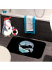 Mr. & Mrs. Panda Badematte Walfisch Thunfisch ohne Spruch in Schwarz