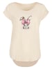F4NT4STIC Long Cut T-Shirt Niedlicher Hase mit Schleife in Whitesand