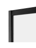 Beliani Duschkabine HUAPI in Schwarz - (W) 90 x (H) 190 x (L) 90 cm