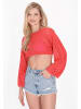 IZIA Women Sweater in orange
