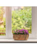 relaxdays 3tlg. Blumenkasten in Natur