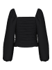 Pieces Oberteil mit langen Ärmeln in Black