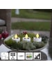 STAR Trading Solar Teelichter ,Saul, outdoor, 3er-Pack, Dämmerungssensor, flackern