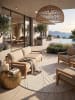 KADIMA DESIGN Teppich Outdoor ENGADIN skandinavisch Schlafzimmer Terrasse in Creme