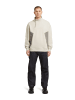 G-Star Raw Fabric Mix Half Zip Sweater whitebait