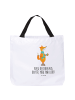 Mr. & Mrs. Panda Strandtasche Fuchs Keks mit Spruch in Weiß