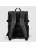 Piquadro David Rucksack RFID Schutz Leder 43 cm Laptopfach in black