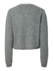 Pieces Strickjacke in Medium Grey Melange