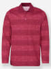 WITT WEIDEN Langarm-Poloshirt in bordeaux-kirsche