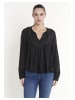 Les Tropeziennes Bluse in schwarz