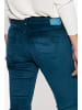 ATT Jeans ATT Jeans ATT JEANS Slim Fit Hose aus Feincord Belinda in petrol