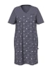 Ulla Popken Nachthemd in dunkelgrau