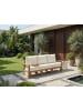 Beliani 7-tlg Gartenbank ISOLELLO in Braun/Beige