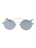 Web Männer Sonnenbrille Flieger Silber