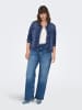 ONLY Carmakoma Jeansjacke in Medium Blue Denim