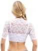 Nina von C. Dirndlbluse halbarm in weiss
