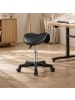 SONGMICS Arbeitshocker Activo in Schwarz - (B)56 x (H)61 x (T)56 cm