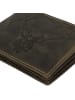 Greenburry Vintage Geldbörse Leder 13 cm olive