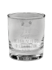 Mr. & Mrs. Panda Whiskey Glas Axolotl Glücklich mit Spruch in Transparent