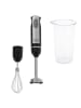 COFI 1453 CR 4621 Stabmixer Set - 2-in-1 Pürierstab mit Schneebesen & Becher in Schwarz