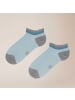 Kunert Sneakersocken Elegant Essential edler Glanz in dove-blue