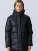 TeeShoppen Jacken Long Puffer in Black