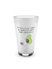 Mr. & Mrs. Panda Blümchentailglas Avocado Tanzen mit Spruch in Transparent
