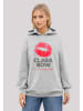 F4NT4STIC Hoodie Clara Bow Red Lip Classic Thing in grau meliert