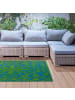 Esschert Design Outdoorteppich in Grün-blau