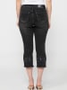 KOROSHI PIRATE JEANS HOSE in schwarz