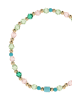 IZIA Women Jewelry Set With Bracelet And Ring in Light Green Multicolor