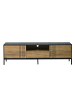 ABRIHOME TV Schrank in Grau 170x35x50 cm mit 2 Schränken 1 Schublade für 70 Zoll