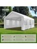 tectake Gartenzelt 6 x 4 m, inklusive Spannseilen und Heringen