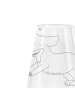 Mr. & Mrs. Panda Weißwein Glas Hund Dackel ohne Spruch in Transparent